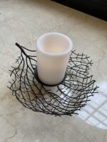 Fern Mesh Candle Holder